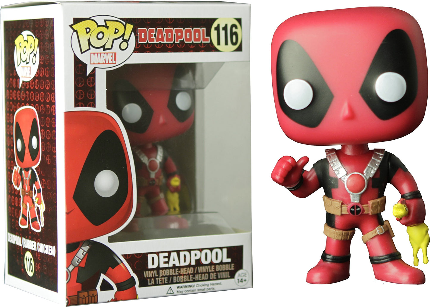 Funko POP! Marvel Deadpool with Rubber Chicken #116 Exclusive