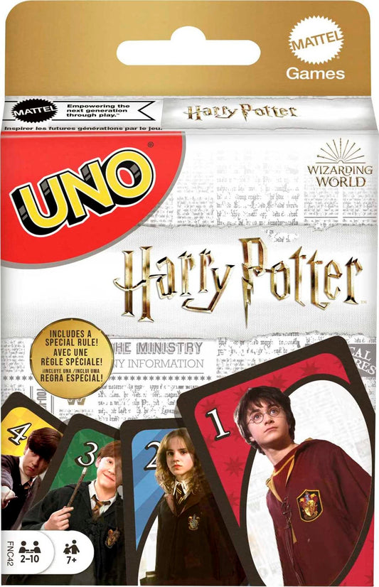 UNO Harry Potter Card Game Movie-Themed Collectors Deck Of 112 Cards