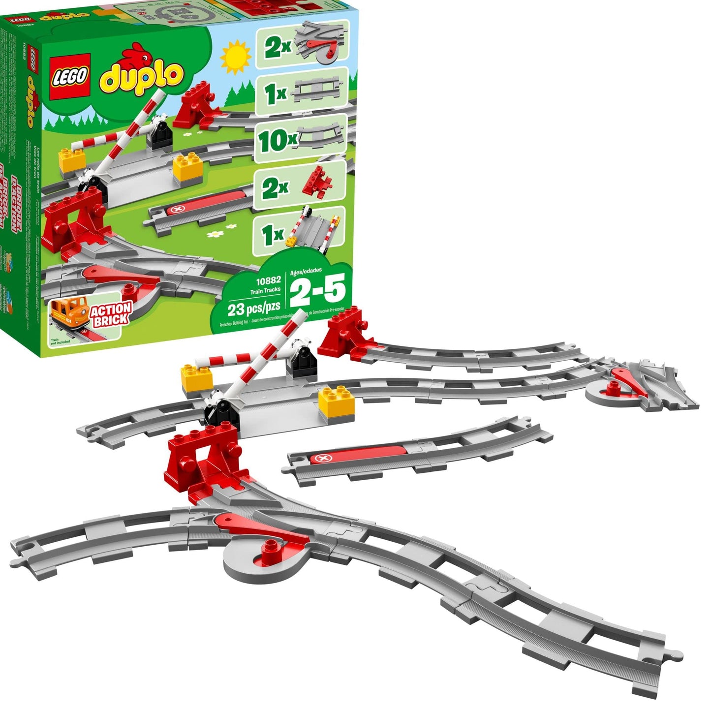 LEGO Duplo Train Tracks 10882