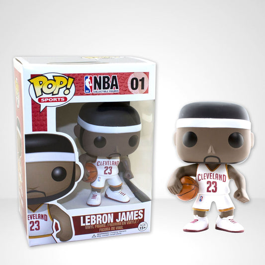 FunKo POP! Sports LeBron James White Home Jersey Figure