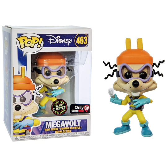 Funko POP! Disney CHASE Megavolt [Glow-in-Dark] Exclusive [POP! Protector]