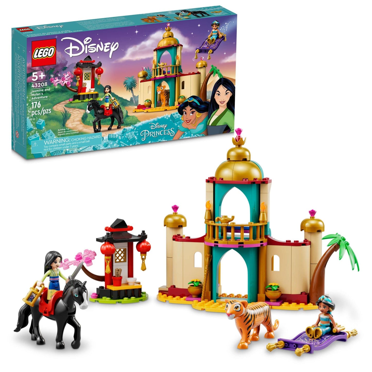 LEGO Disney Jasmine and Mulan’s Adventure 43208