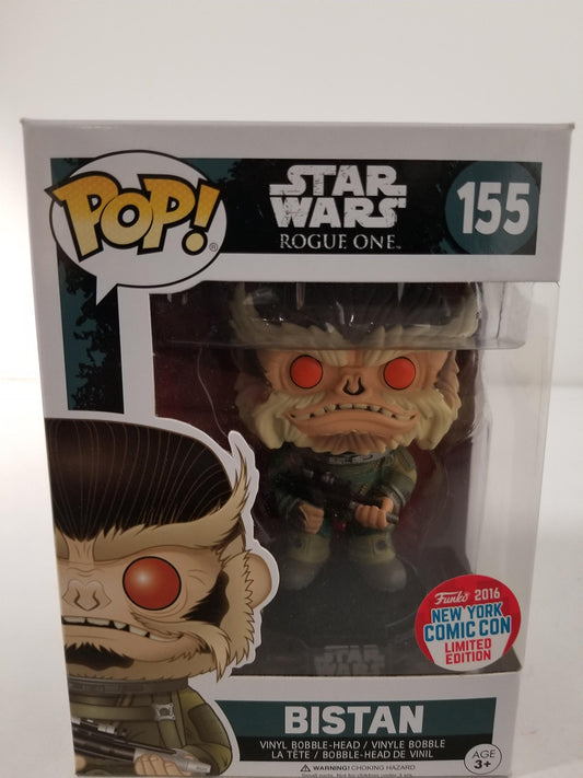 Funko POP! Star Wars Rogue One Bistan #155 NYCC 2016 Exclusive