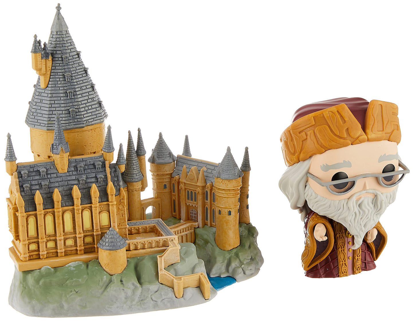 Funko POP! Town: Harry Potter 20th Anniversary - Dumbledore with Hogwarts
