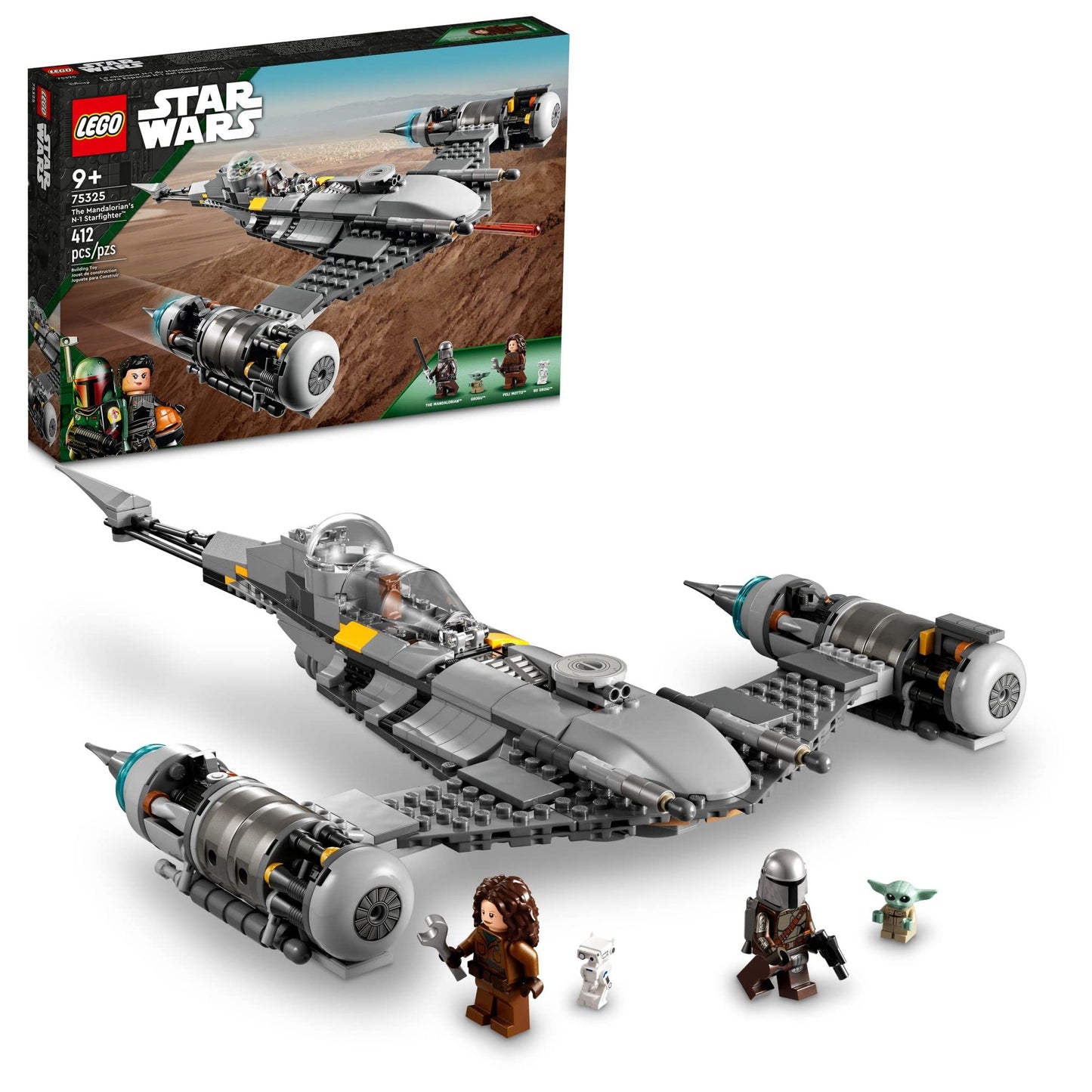 LEGO Star Wars: The Book of Boba Fett The Mandalorian’s N-1 Starfighter 75325
