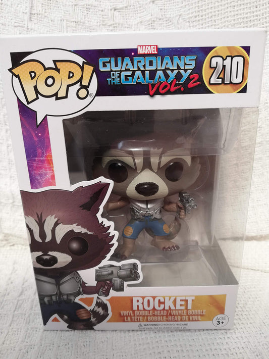 Funko POP! Marvel Guardians of the Galaxy Vol 2 Rocket #210 Exclusive