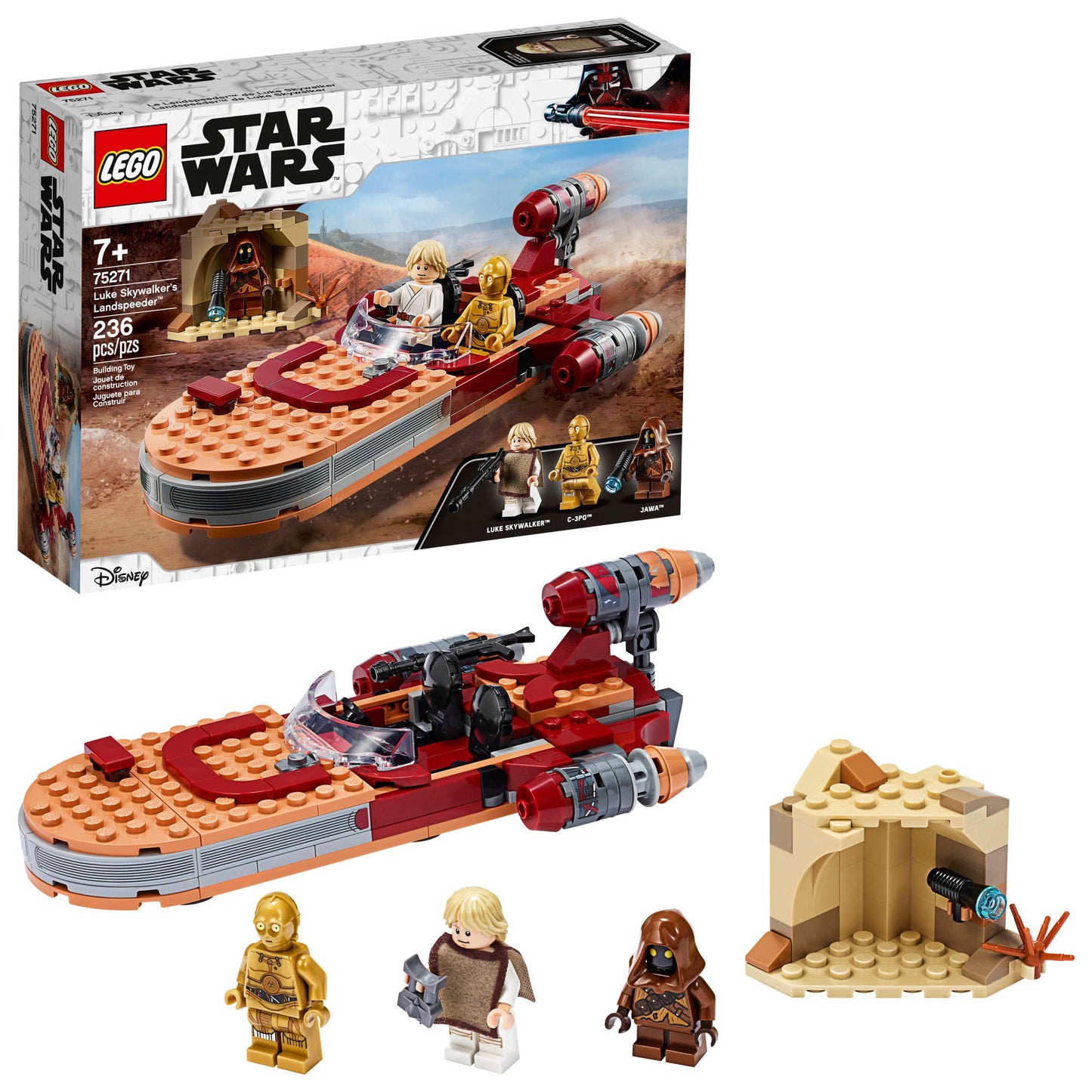 LEGO Star Wars A New Hope Luke Skywalker's Landspeeder 75271