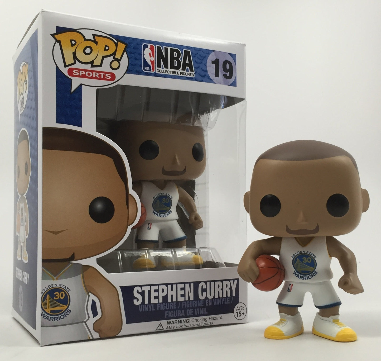 Funko POP! Sports Basketball NBA Stephen Curry #19 White Uniform