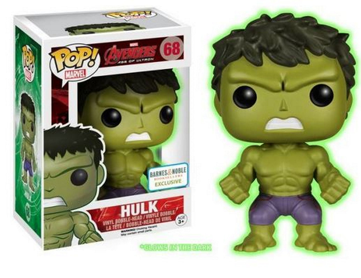 Funko POP! Marvel Avengers 2 - Gamma Glow Hulk Exclusive