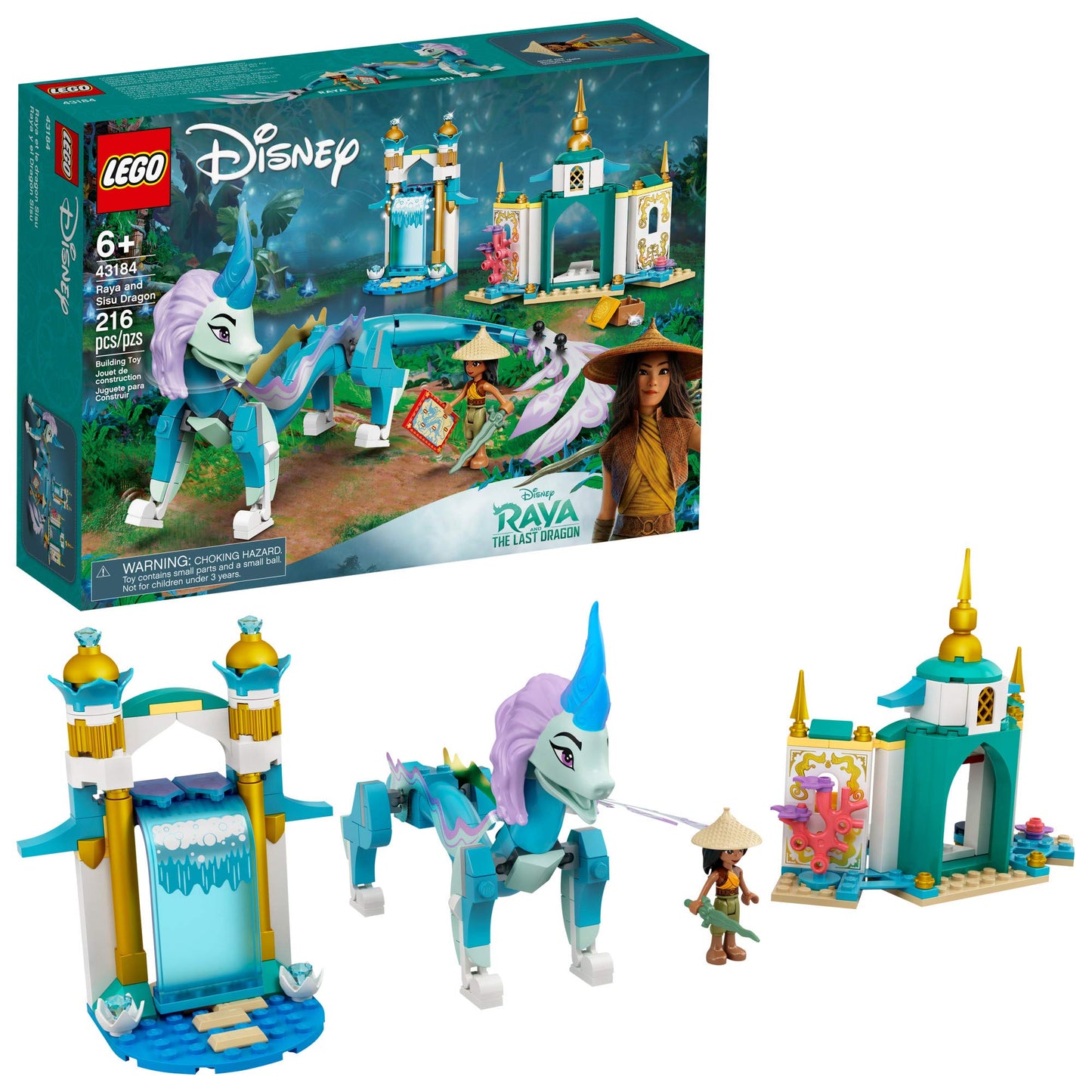 LEGO Disney Raya and Sisu Dragon 43184