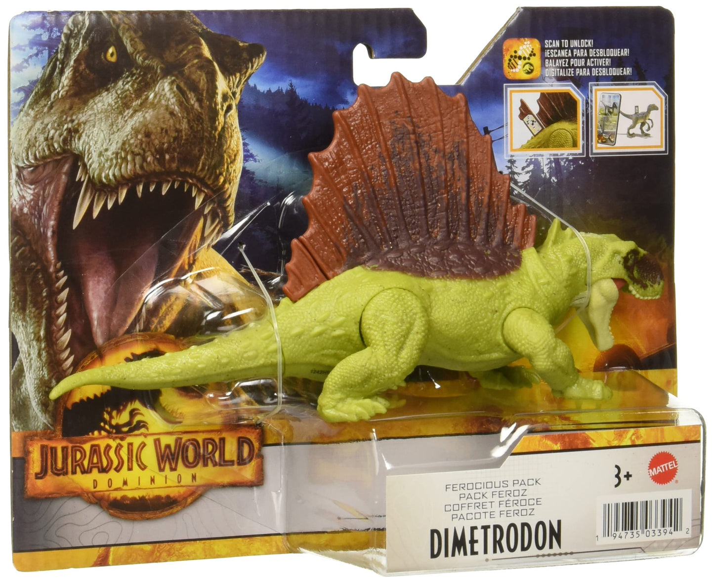 Jurassic World Dominion Dimetrodon Ferocious Pack