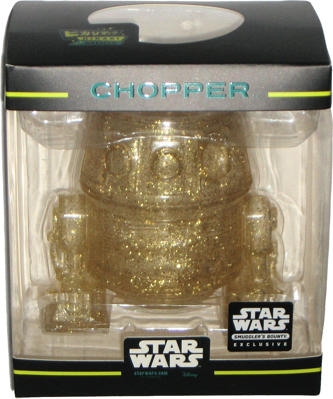 Funko Hikari Minis Star Wars Rebels Gold Glitter Chopper Droid Smuggler's Bounty Exclusive