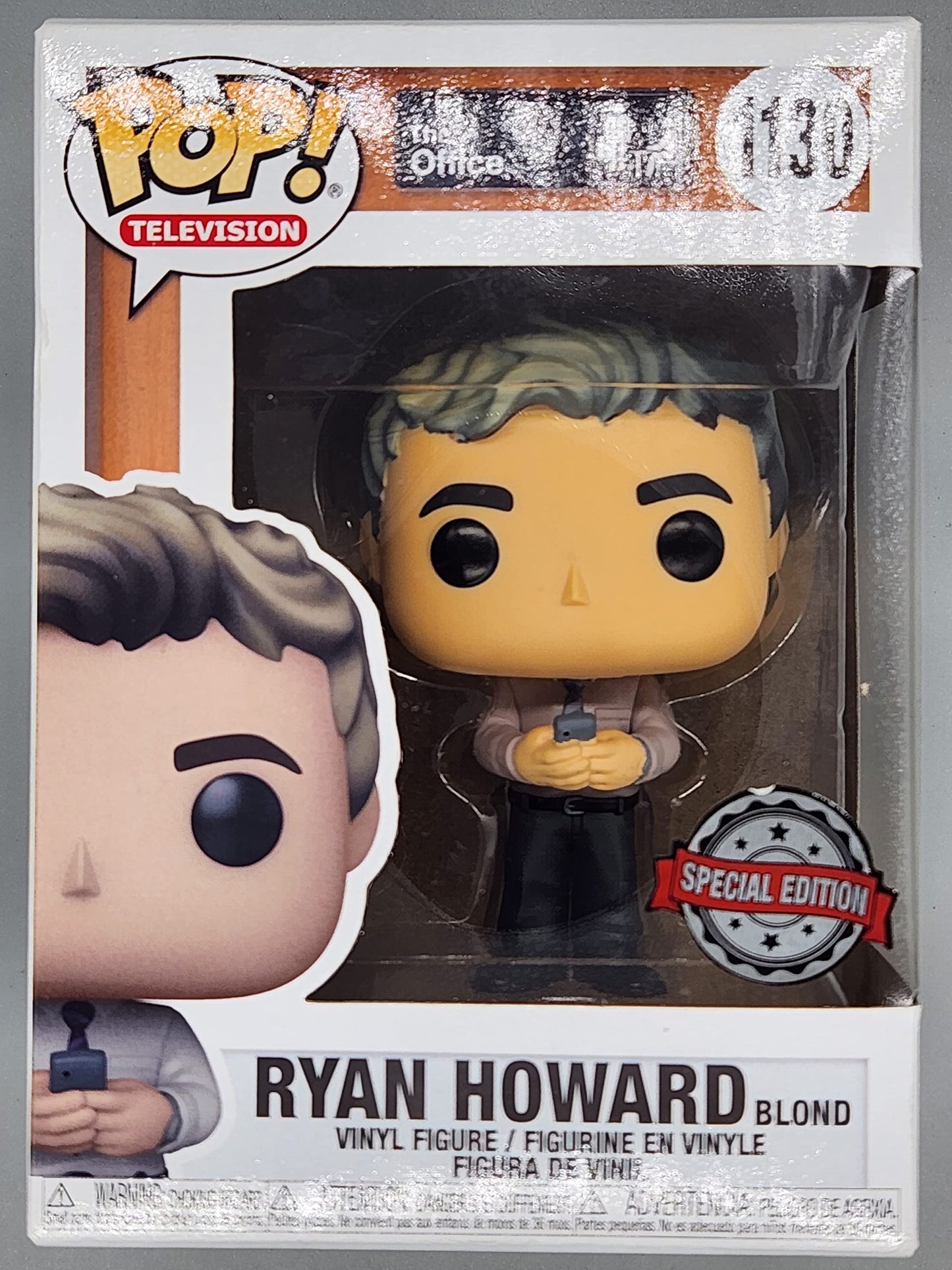 Funko POP! Television The Office Ryan Howard #1130 [Blonde] Exclusive