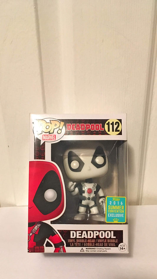 Funko POP! Marvel Deadpool [White Thumbs Up] #112 Shared Summer Exclusive