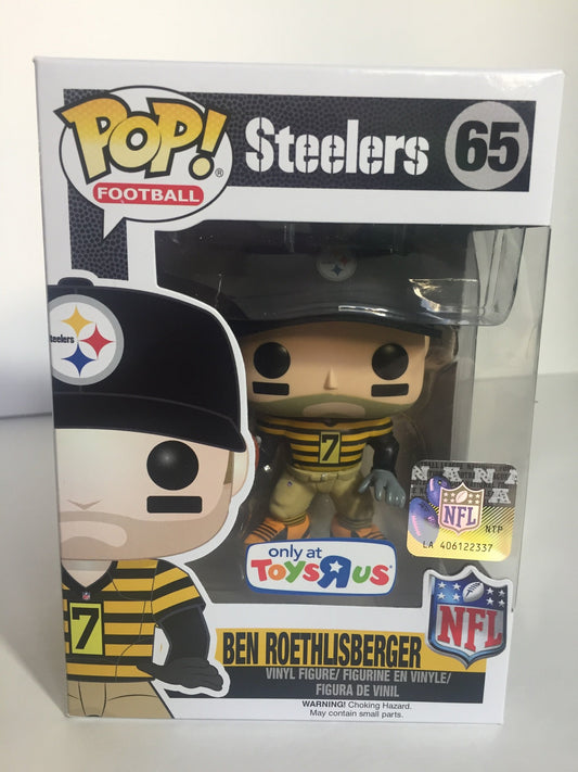 Funko POP! NFL Ben Roethlisberger Toys R Us Exclusive Steelers Throw Back Jersey Figure