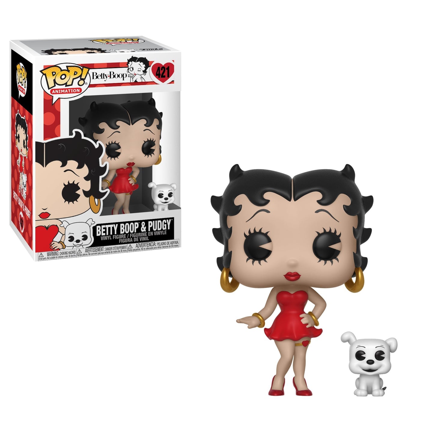 Funko POP! Animation Betty Boop - Betty Boop & Pudgy #421