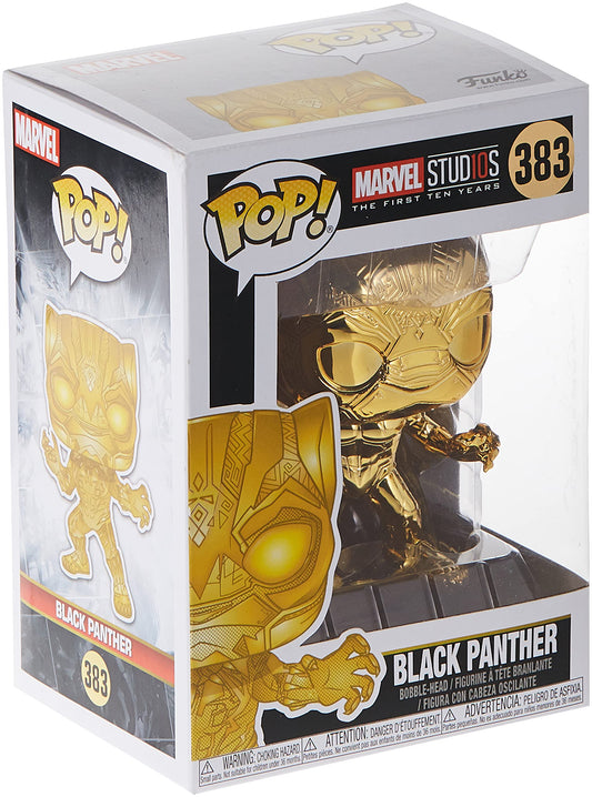 Funko POP! Marvel Studio's 10th Anniversary Black Panther (Chrome)