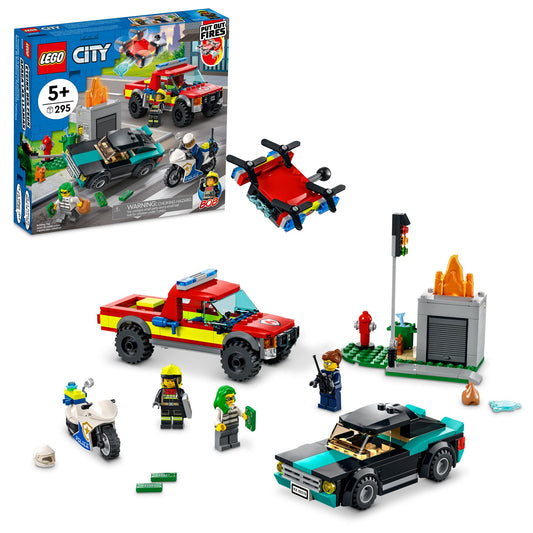 LEGO City Fire Rescue & Police Chase 60319