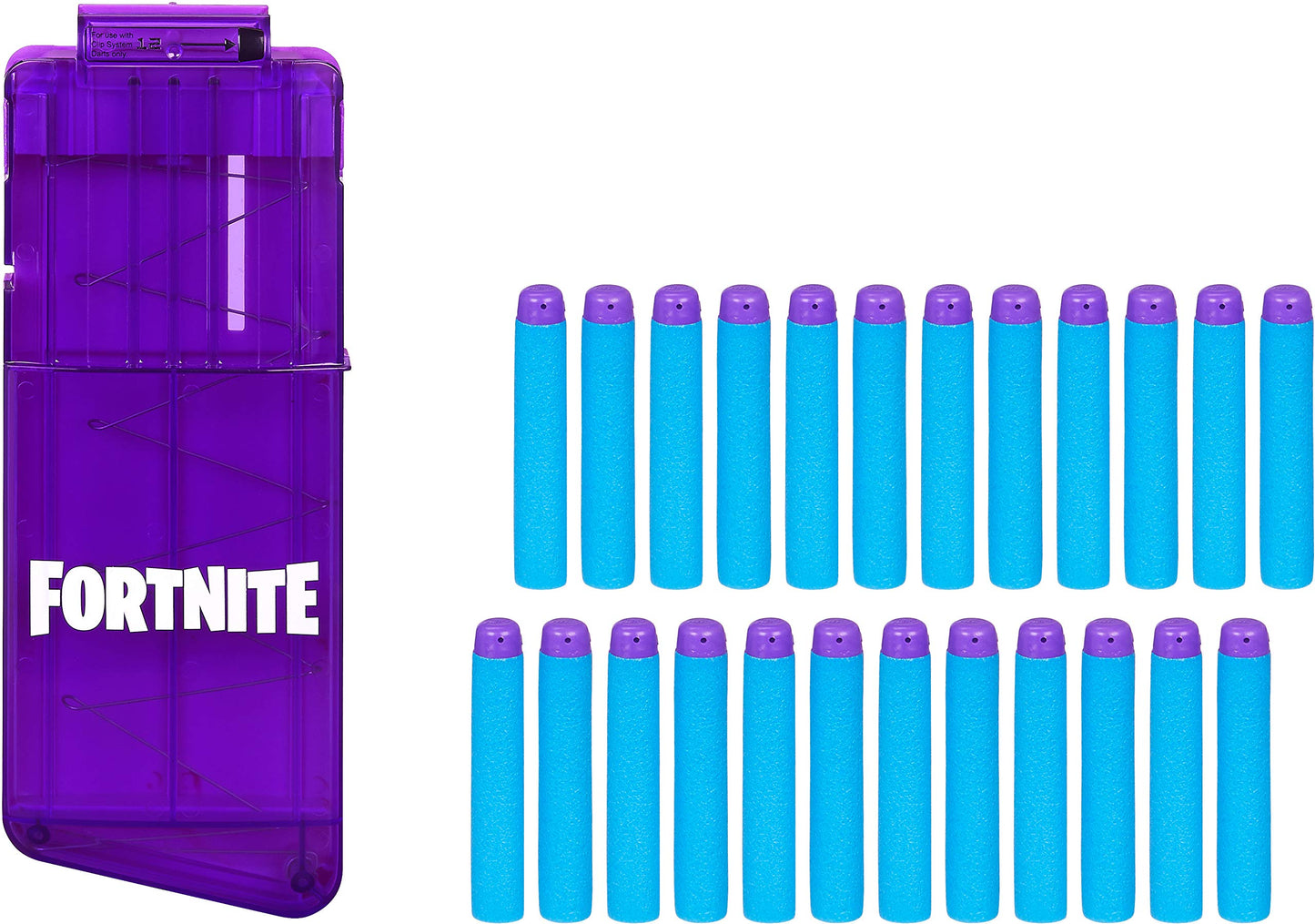 NERF Fortnite 12-Dart Clip & 24 Official Elite Darts -- Refill Pack for Fortnite Elite Blasters -- for Youth, Teens, Adults
