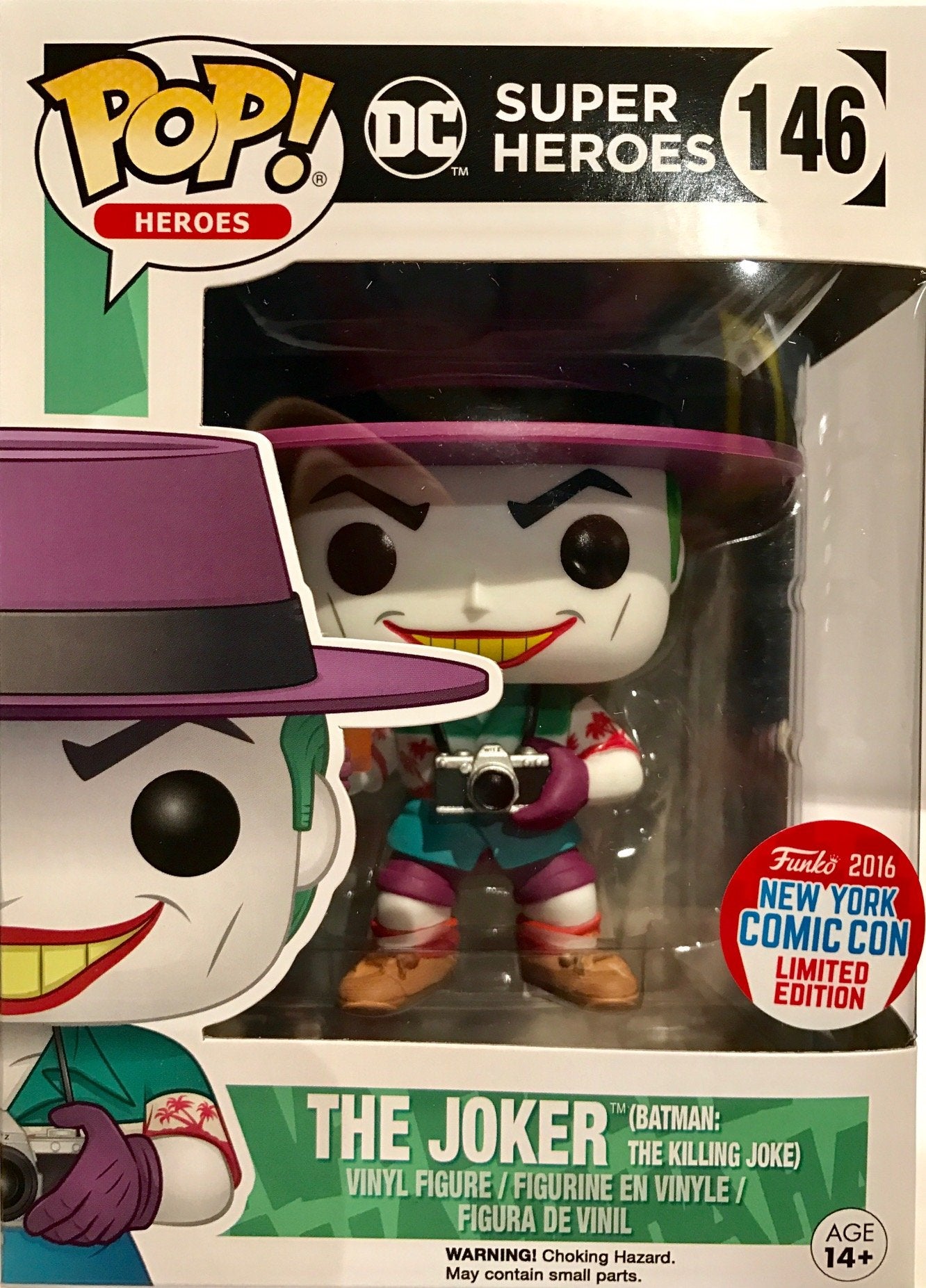 Funko POP! DC Heroes #146 The Joker The Killing Joke NYCC Exclusive