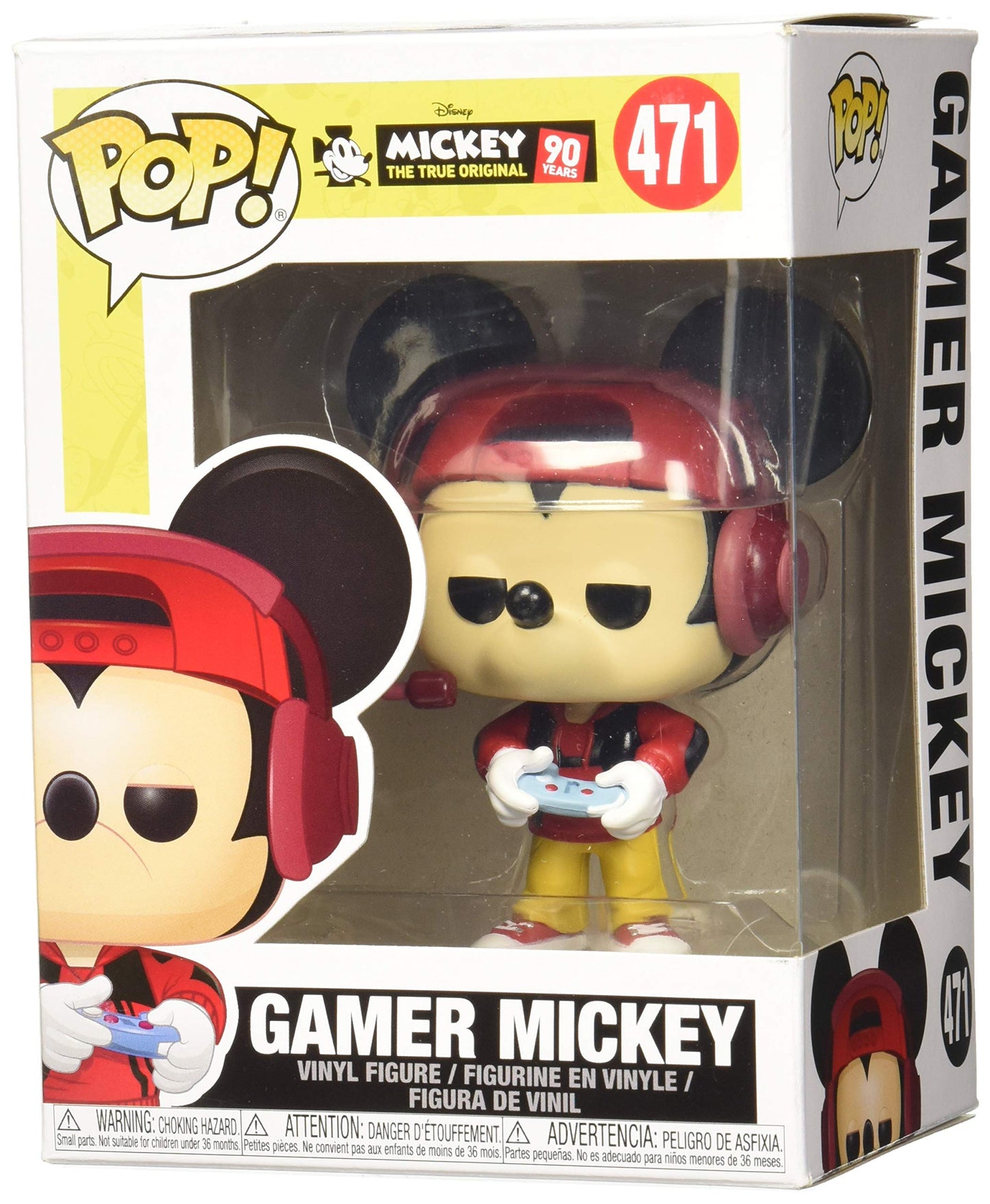 Funko POP! Disney Mickey The True Original 90 Years Gamer Mickey #471 Exclusive