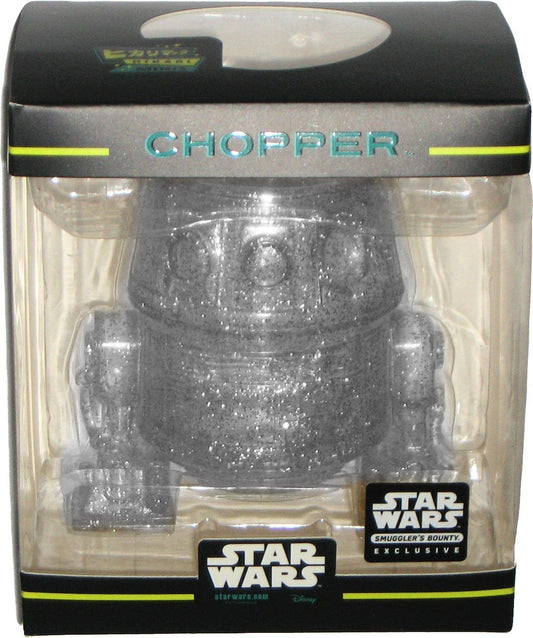 Funko Hikari Minis White/Silver Glitter Chopper Droid Star Wars Rebels Smuggler's Bounty March 2017 Exclusive