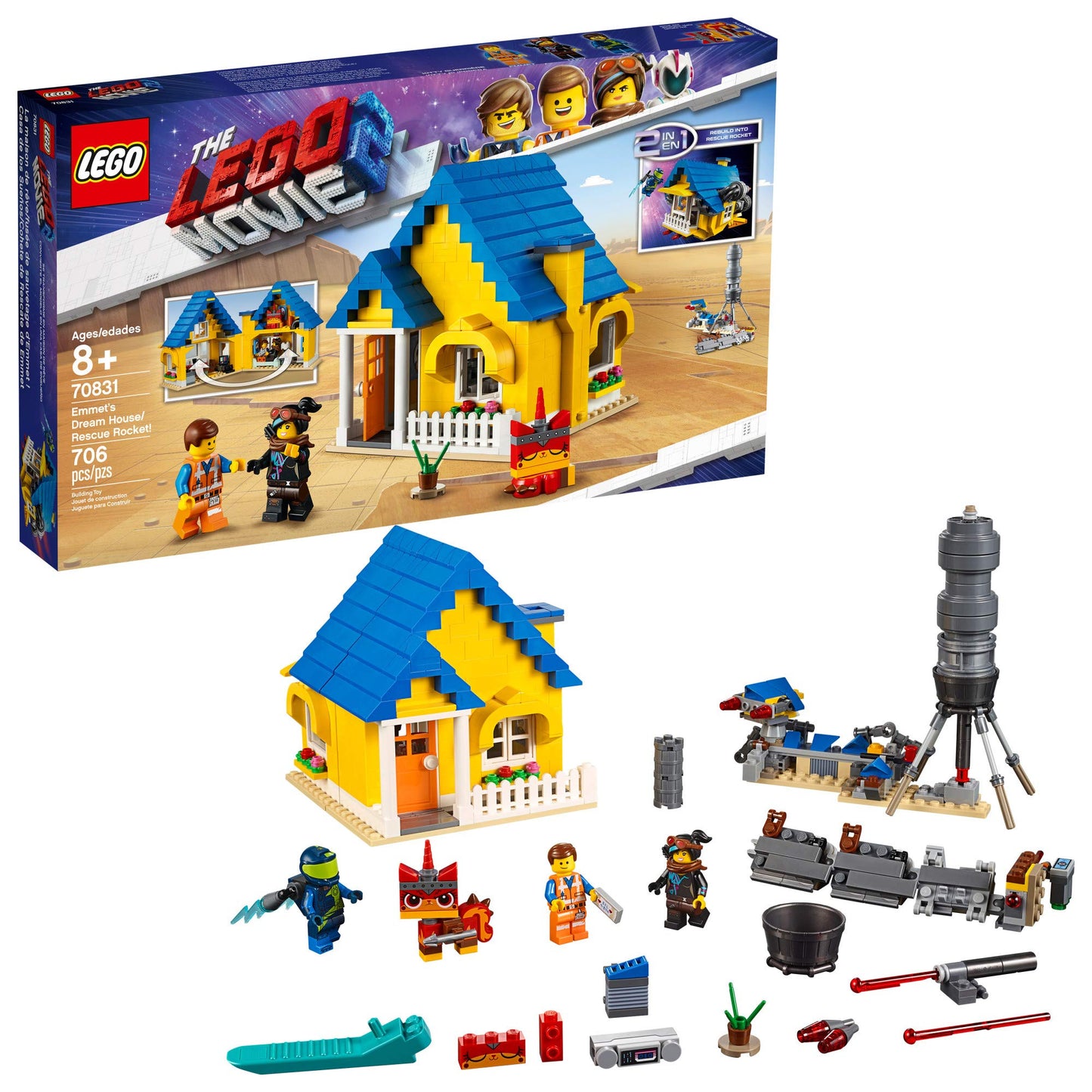 LEGO The LEGO Movie 2 Emmet's Dream House/Rescue Rocket! 70831