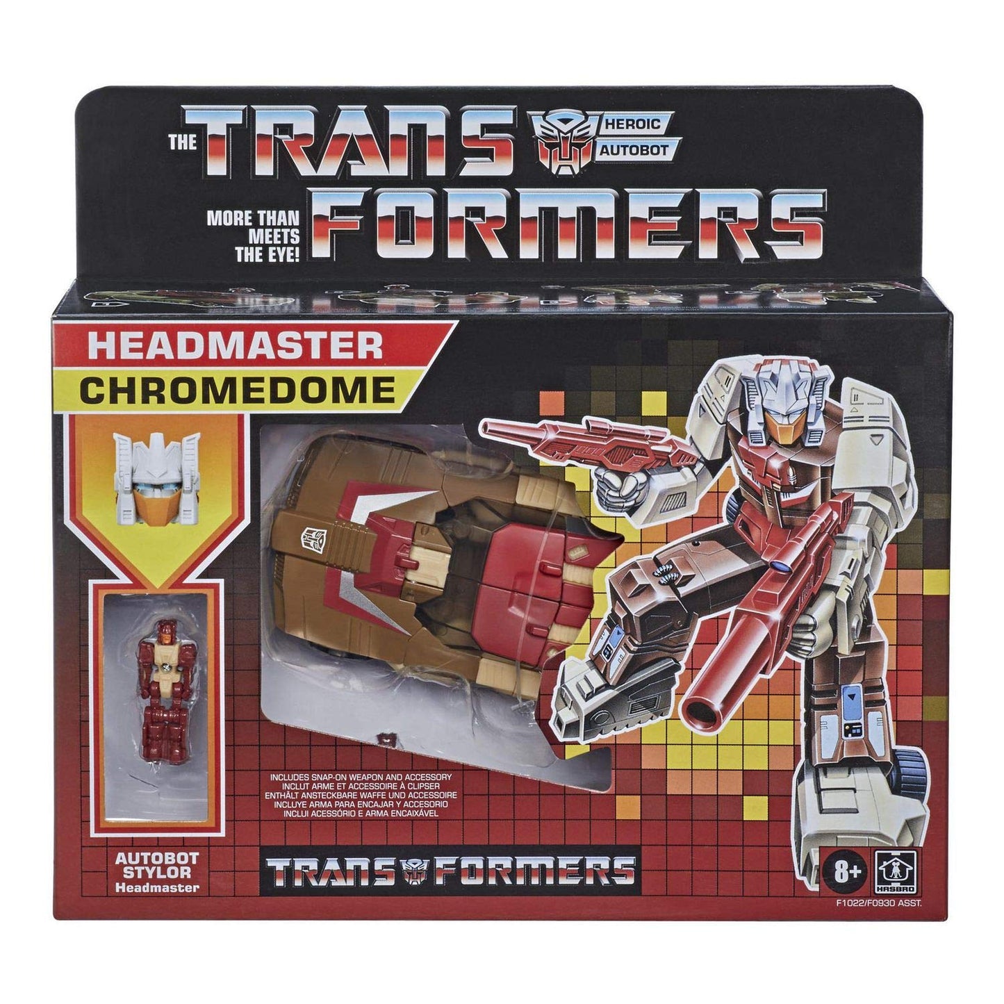 Retro Reissue Transformers: The Headmasters Chromedome Action Figure