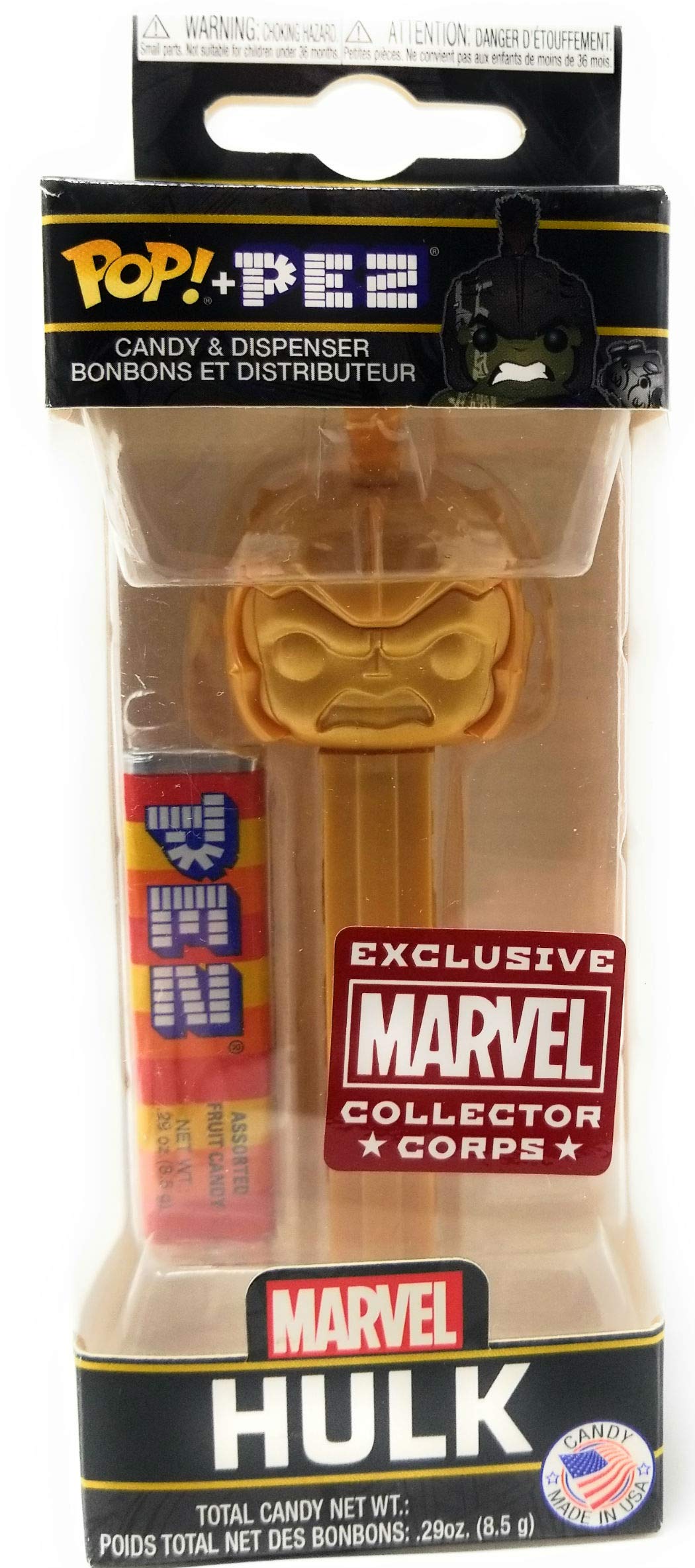 Funko POP! PEZ Thor Ragnarok Gladiator Hulk [Gold]
