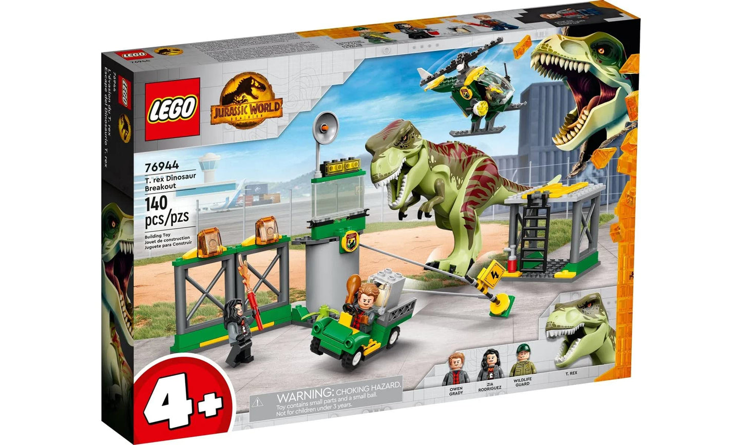 LEGO Jurassic World Dominion T. rex Dinosaur Breakout 76944