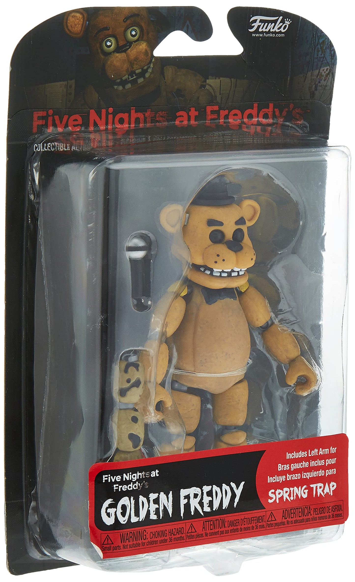 Funko Five Nights at Freddy's Series 1 Build Spring Trap Golden Freddy Action Figure