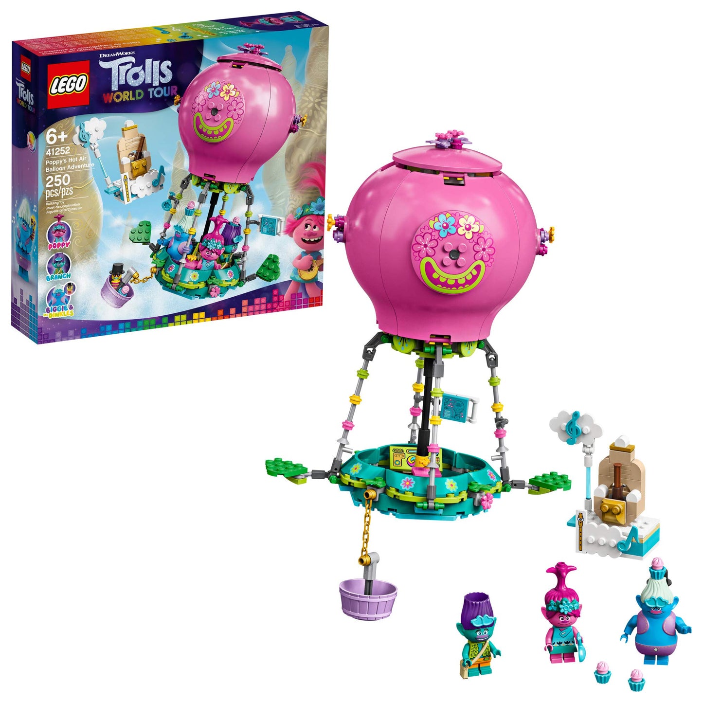 LEGO Trolls World Tour Poppy's Hot Air Balloon Adventure 41252