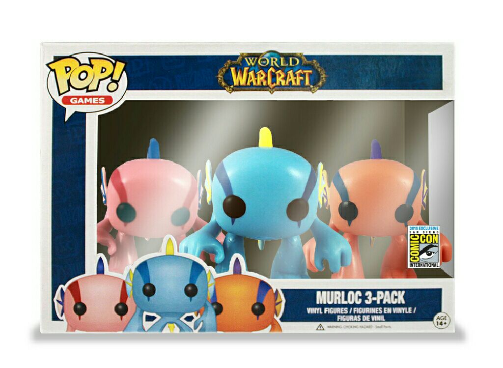 Funko POP! Murloc (Pink, Blue and Orange) (3-Pack) World of Warcraft