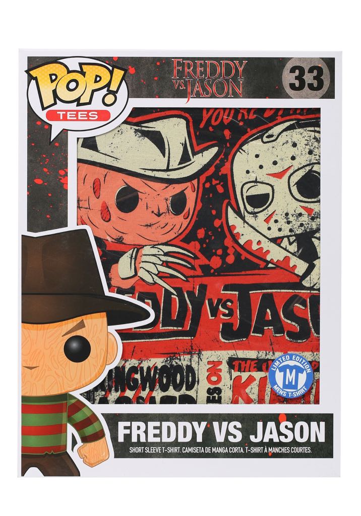Funko POP! Tees Freddy vs Jason Adult T-Shirt X-Large