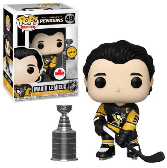 Funko POP! Hockey NHL Pittsburgh Penguins CHASE Mario Lemiux #49 [Stanley Cup] Exclusive