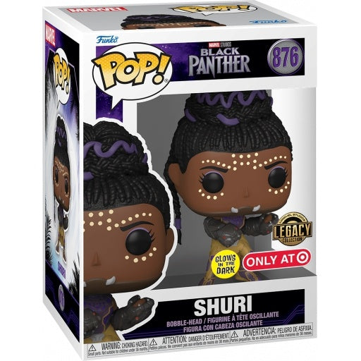 Funko POP! Marvel Black Panther Shuri #876 [Glows in the Dark] Target Exclusive