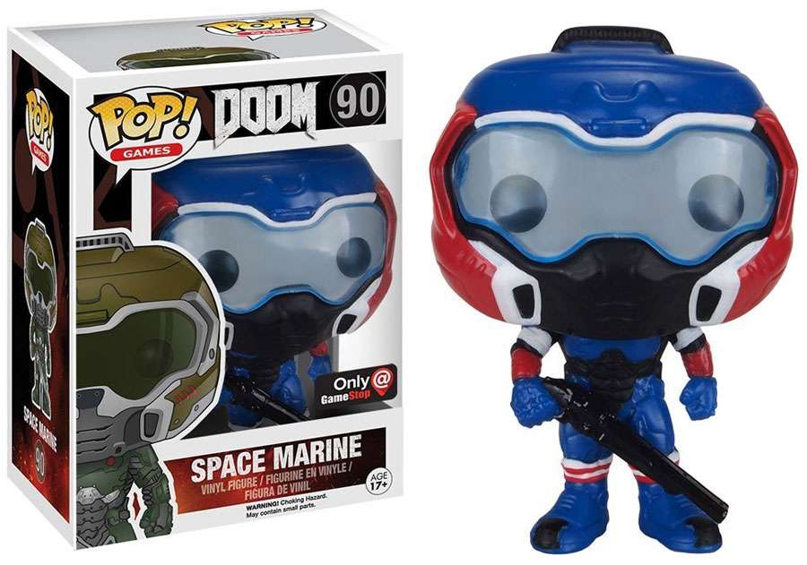 Funko POP! Games Doom American Hero Space Marine #90 (Exclusive)