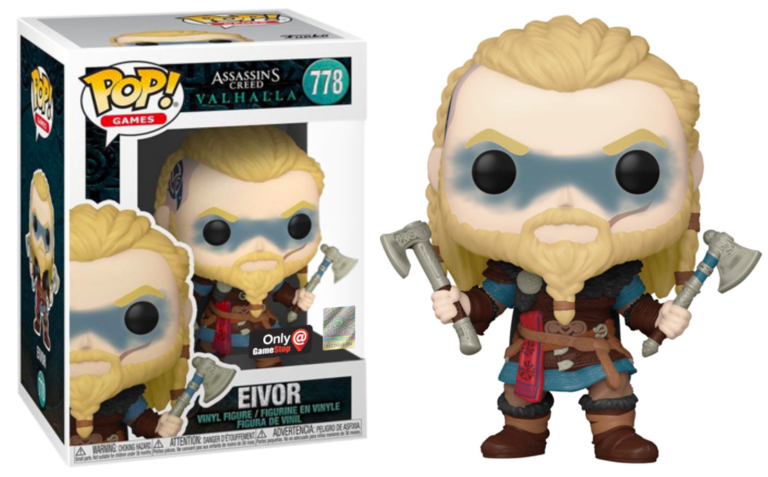 Funko POP! Games Assassin's Creed Valhalla Eivor #778 [Double Axes] Ex ...