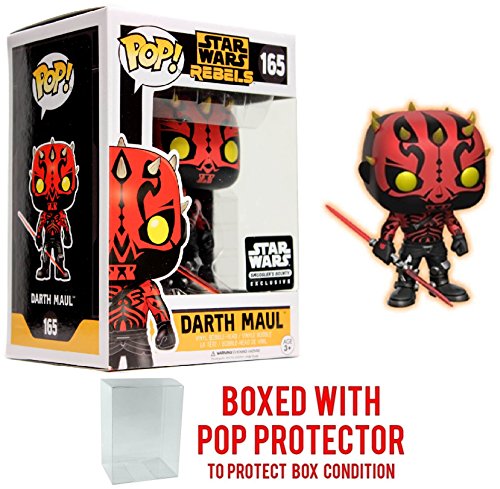 Funko POP! Star Wars Rebels Darth Maul #165 Smugglers Bounty Exclusive [POP! Protector]