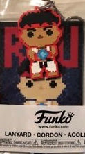 Funko Lanyard 8-Bit Street Fighter Ryu