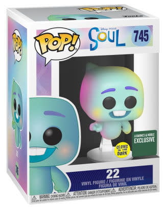 Funko POP! Disney Pixar Soul 22 #745 [Glows in the Dark] Exclusive