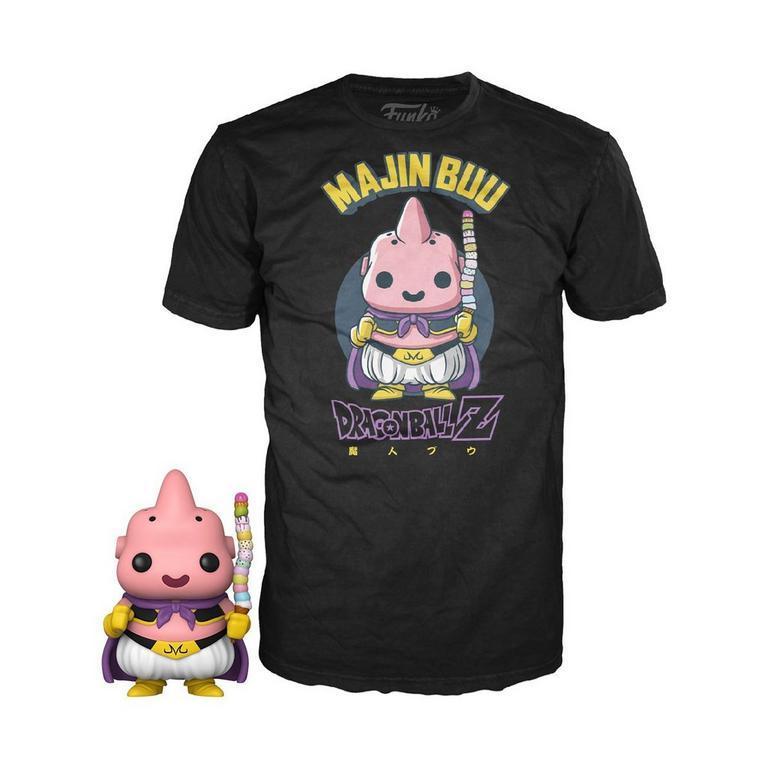 Funko POP! and Tee Dragon Ball Z Majin Buu with Ice Cream and Size Small T-Shirt Collectors Box Exclusive