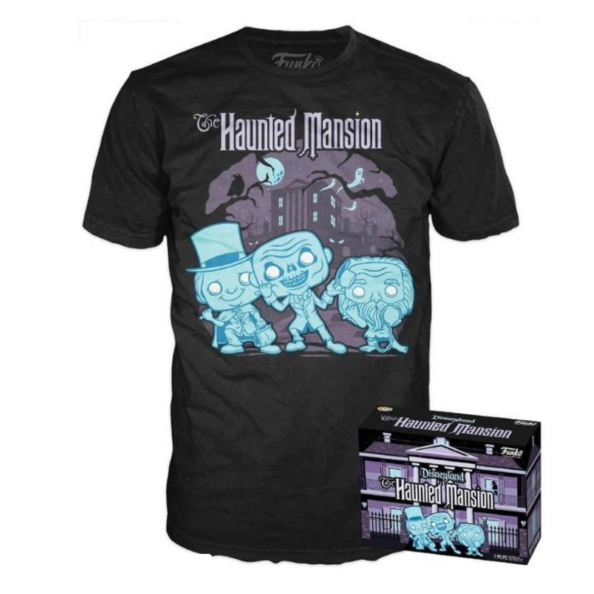 Funko POP! Tees Disney Haunted Mansion Hitchhiking Ghosts Size Large T-Shirt