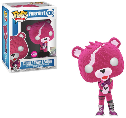 Funko POP! Games Fortnite Cuddle Team Leader #430 [Flocked] Exclusive