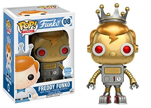 Funko POP! Freddy Funko #08 [Gold Robot] LE 2000 Exclusive