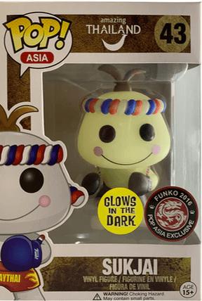 Funko POP! Asia amazing Thailand Sukjai #43 [Glows in the Dark] Exclusive