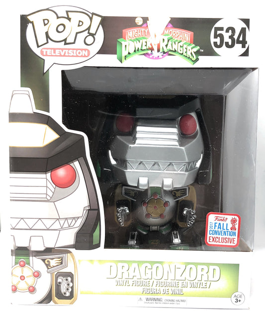Funko POP! Television Mighty Morphin Power Rangers 6 Inch Dragonzord #534 Exclusive