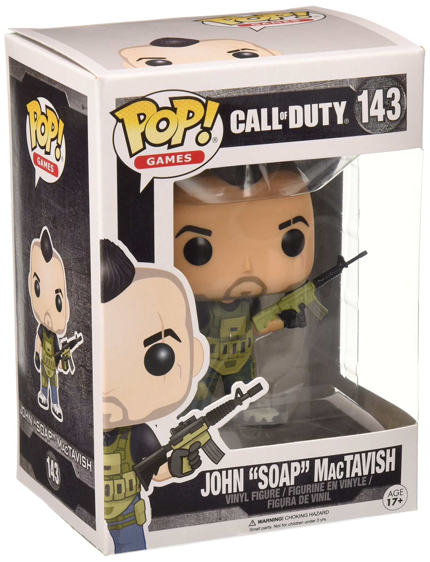 Funko POP! Games Call of Duty: John â€œSOAPâ€ MacTavish #143