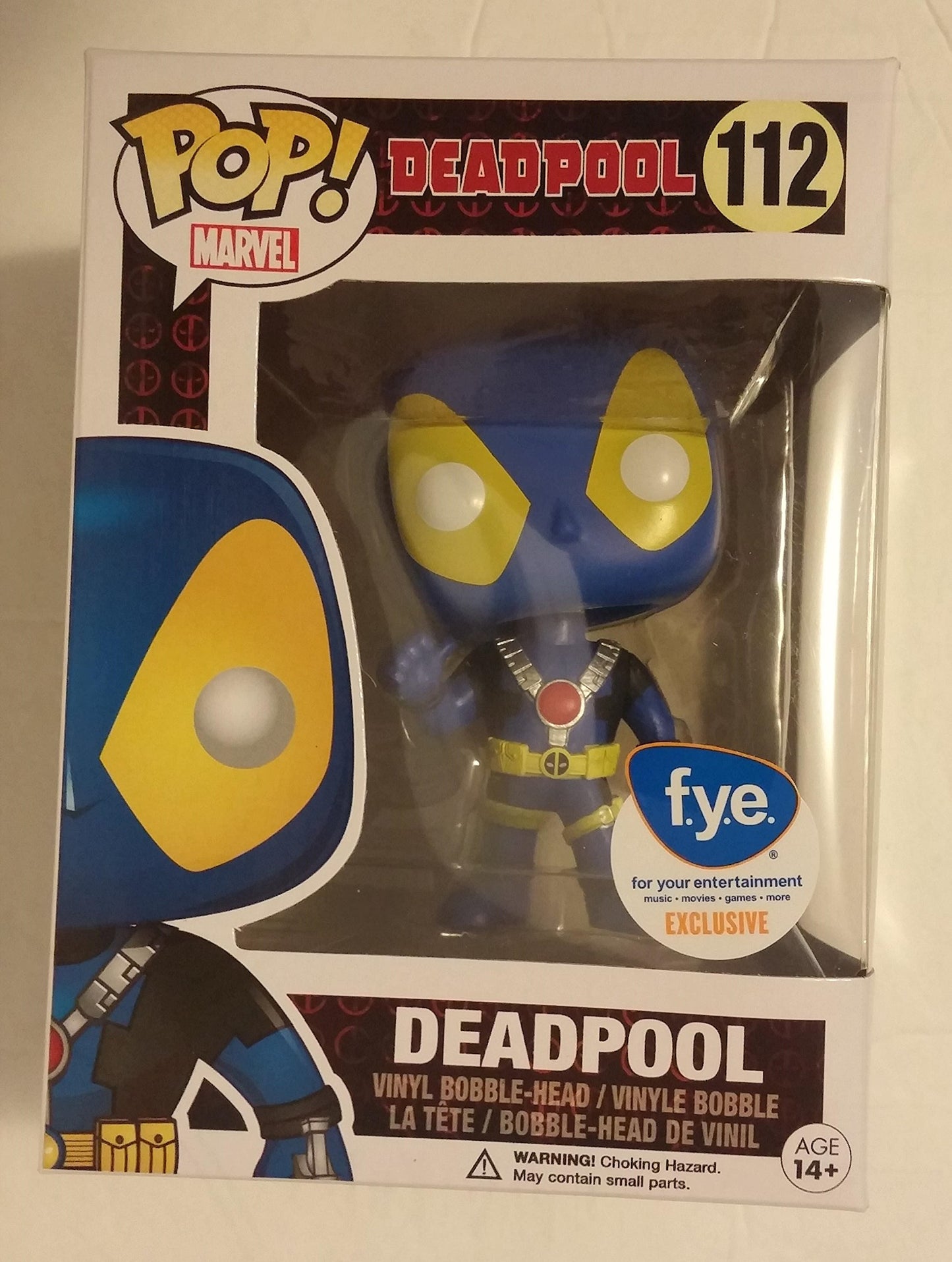 Funko POP! Marvel X-Men Deadpool Blue and Yellow