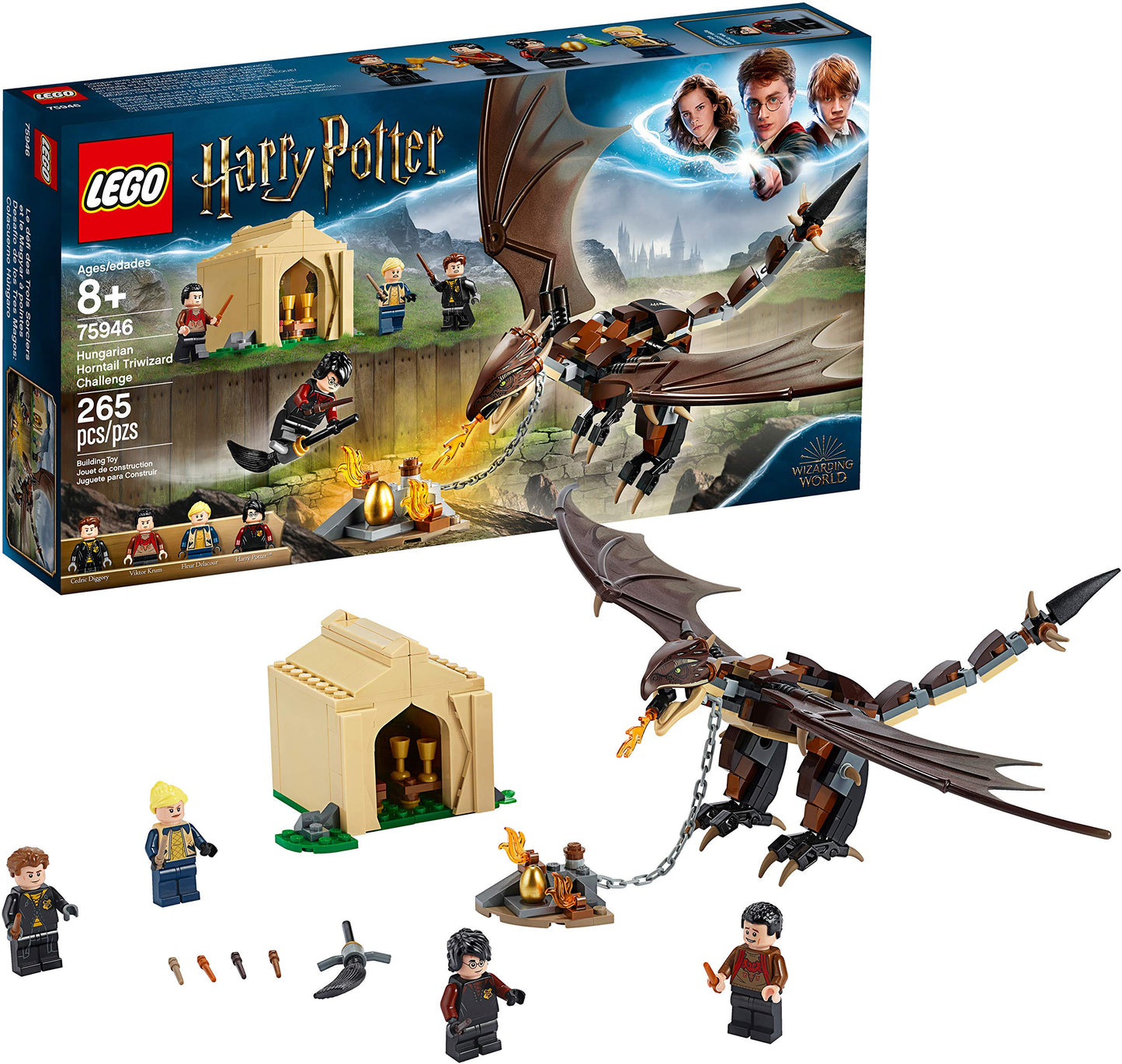 LEGO Harry Potter and The Goblet of Fire Hungarian Horntail Triwizard Challenge 75946